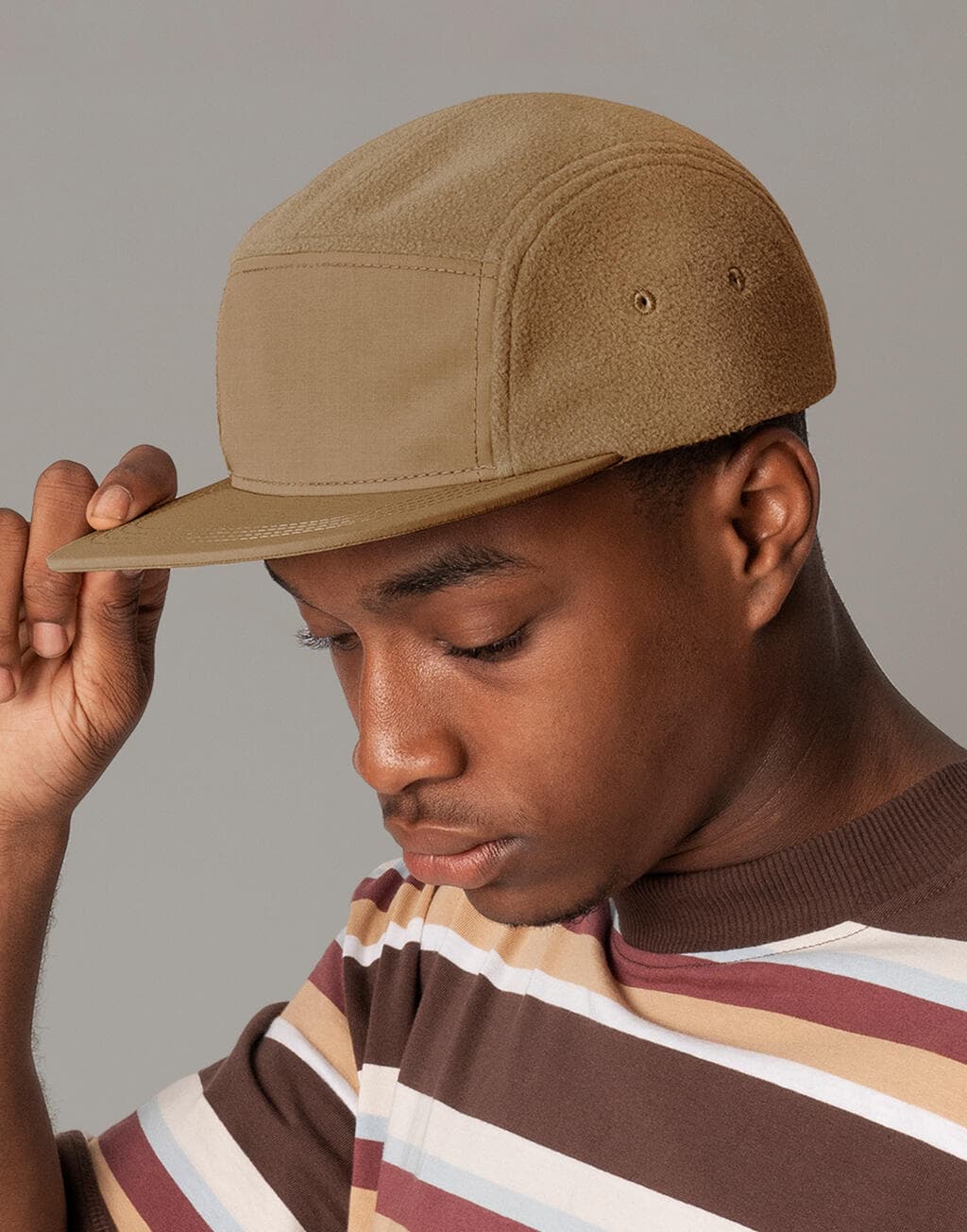 Recycled Fleece Outdoor Camper Cap - vue 3