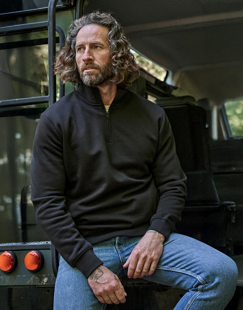 Half Zip Sweatshirt
