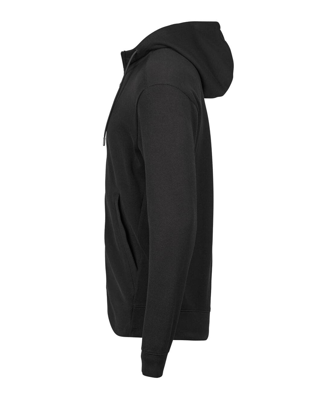 Ribbed Interlock Hooded Full Zip - vue 6