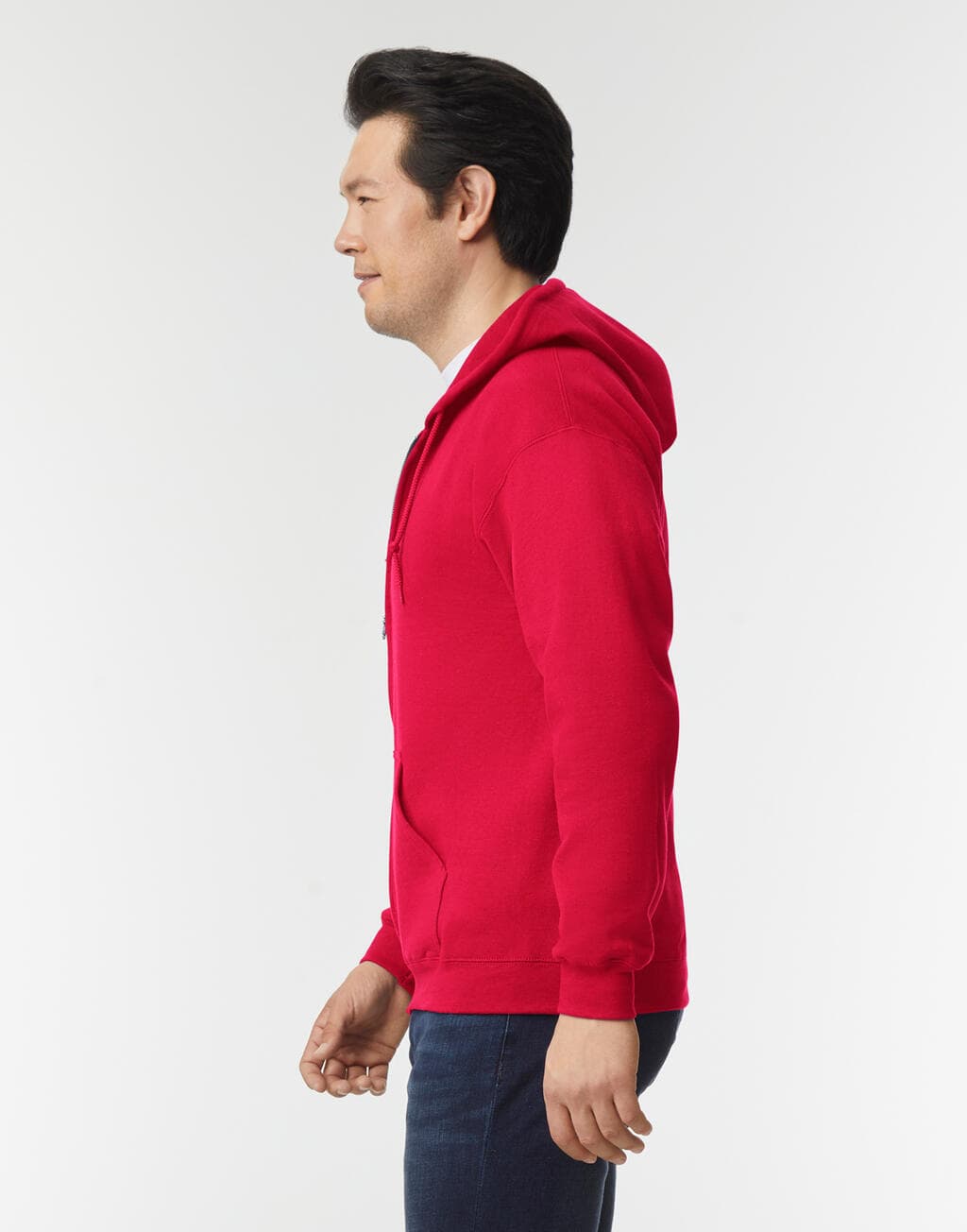 Heavy Blend Adult Full Zip Hooded Sweat - vue 2