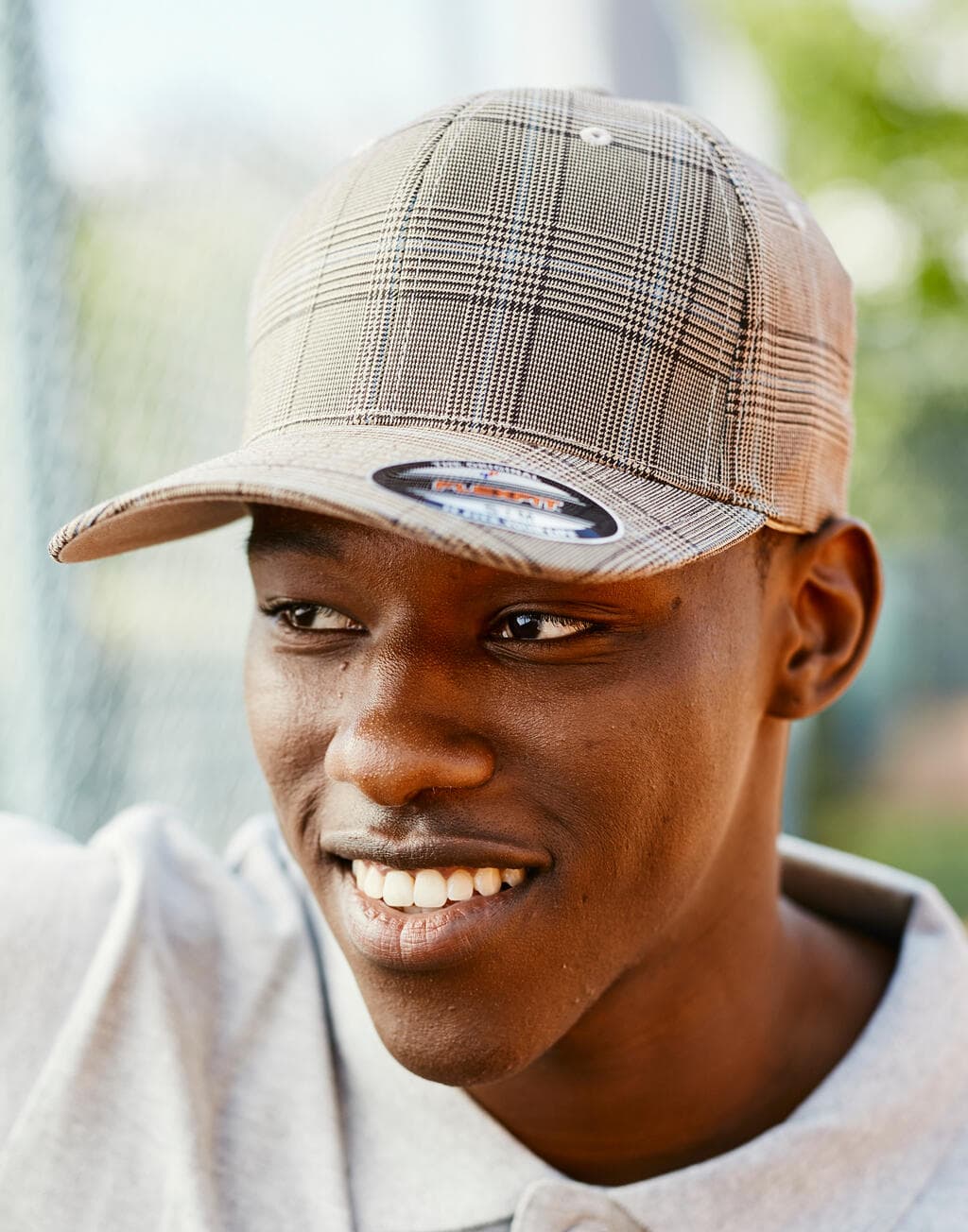 Glen Check Cap