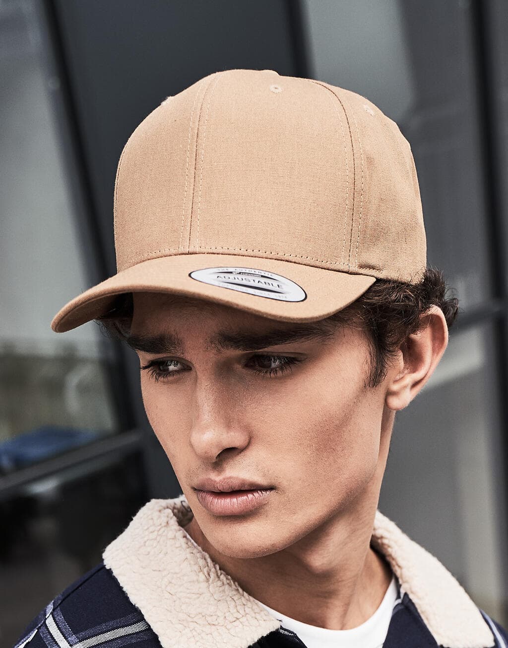 6-Panel Curved Metal Snap
