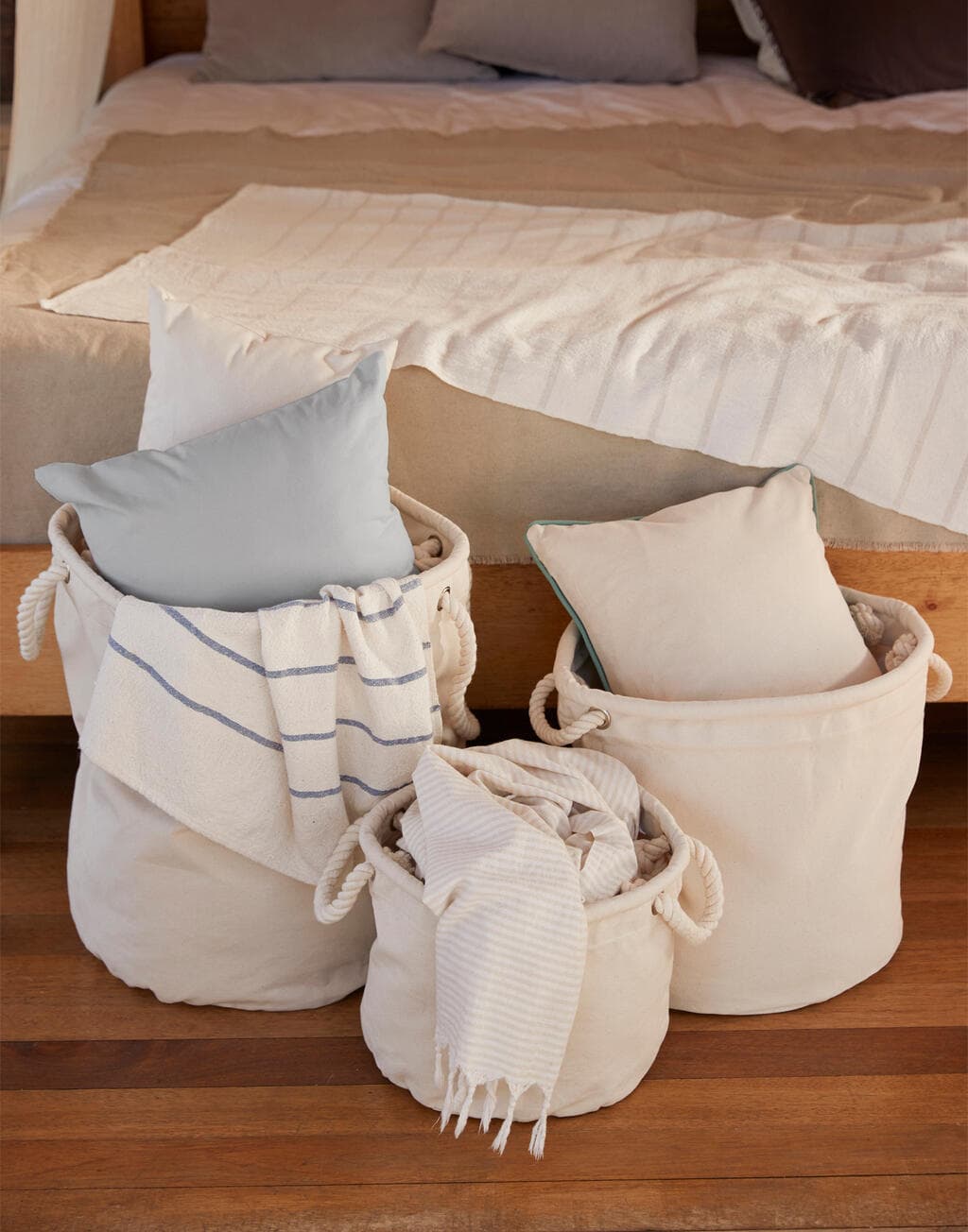 Fairtrade Cotton Canvas Cushion Cover - vue 3