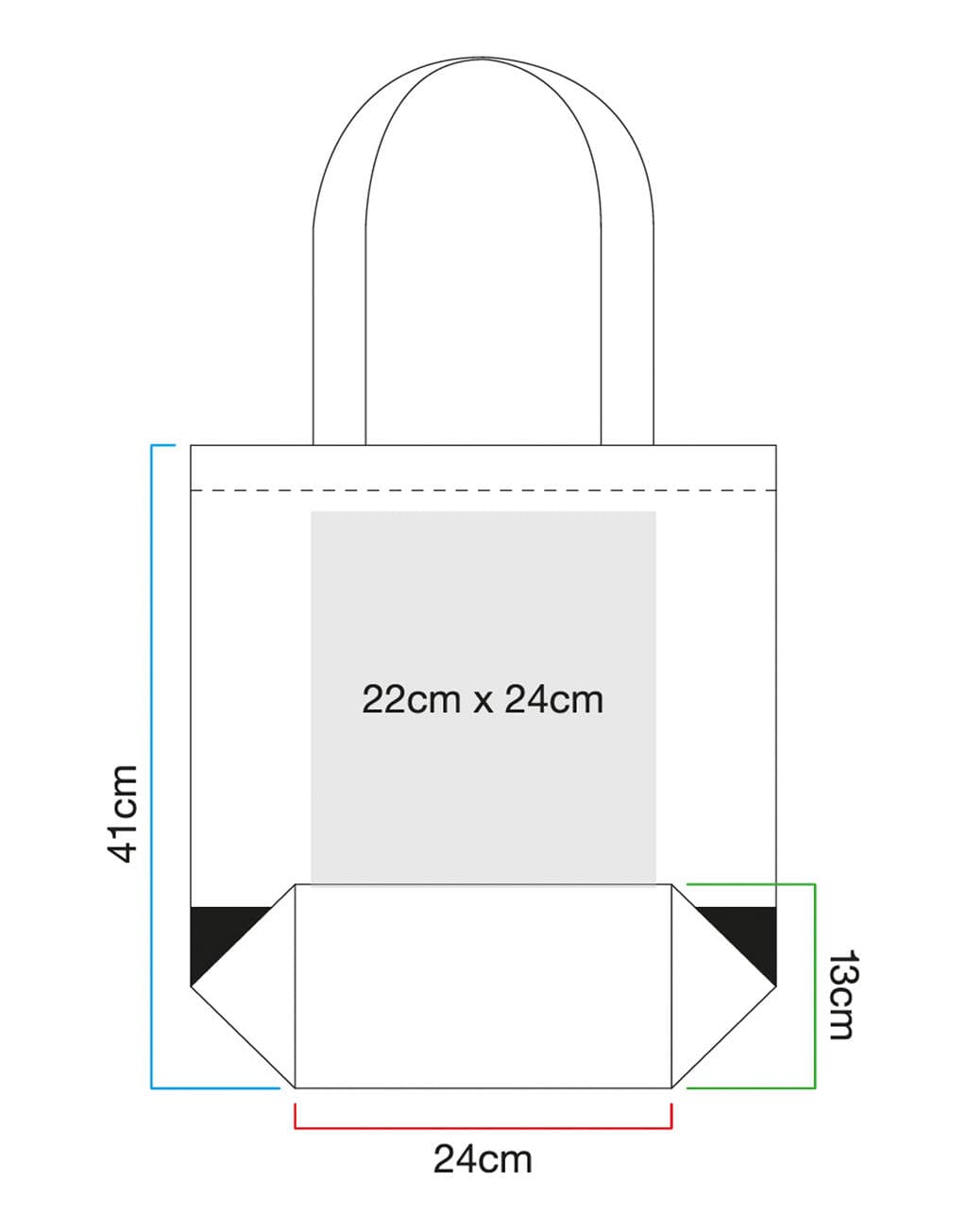 Jute Base Canvas Shopper - vue 4