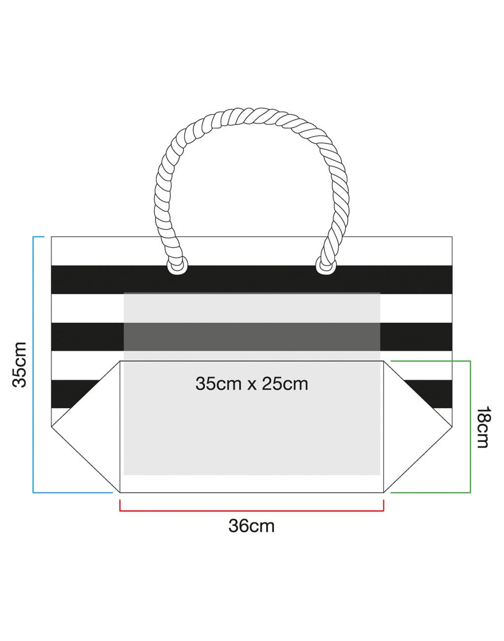 Nautical Beach Bag - vue 6