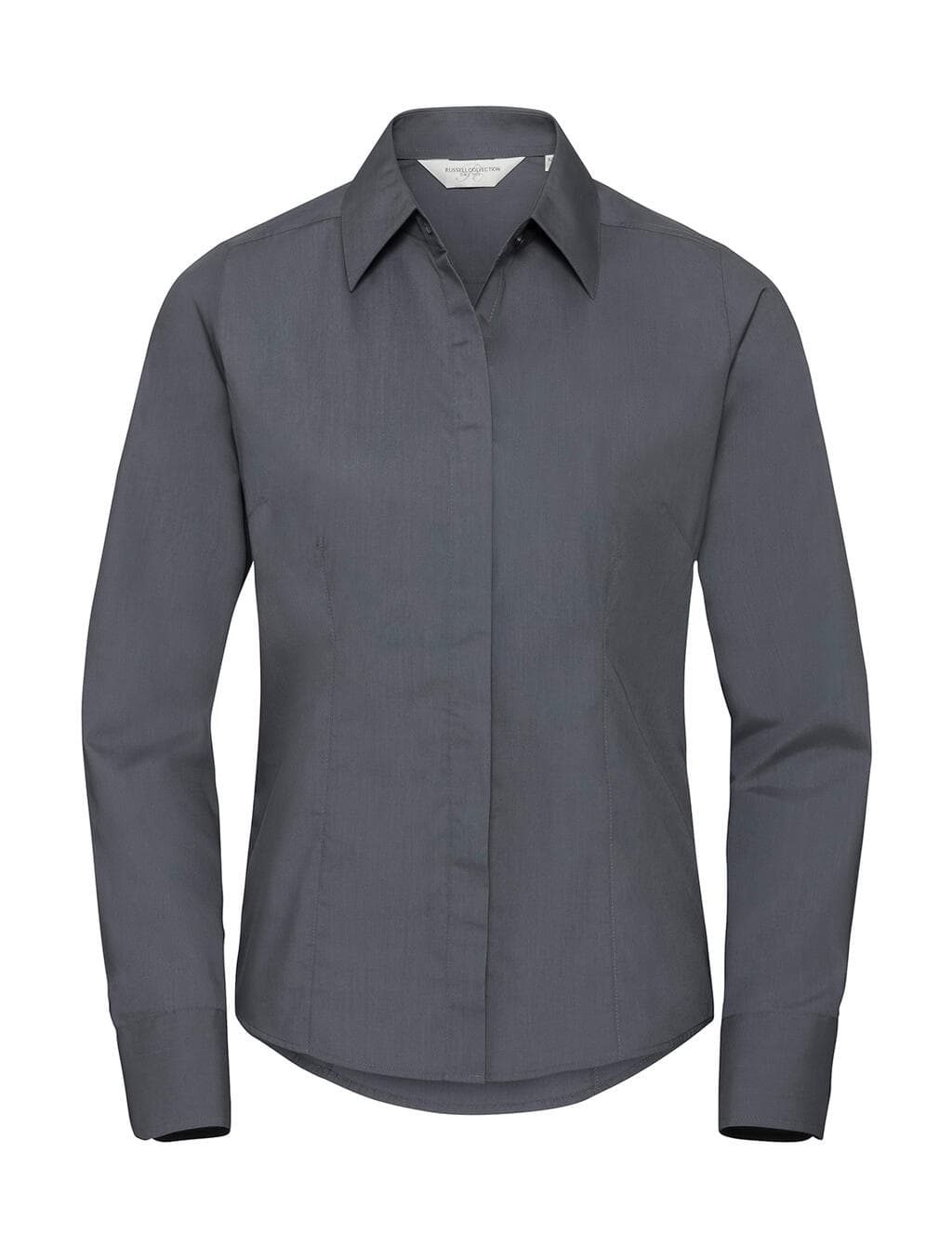 Ladies' LS Fitted Poplin Shirt - vue 5