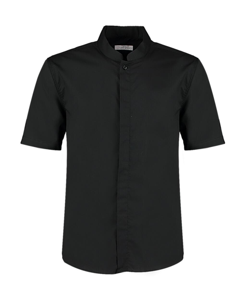 Tailored Fit Mandarin Collar Shirt SSL - vue 2