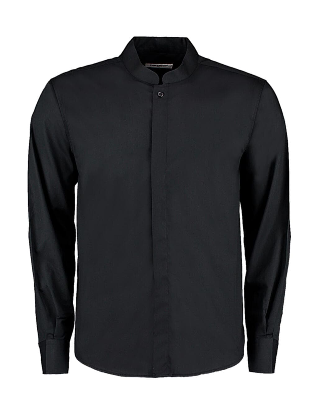 Tailored Fit Mandarin Collar Shirt - vue 2