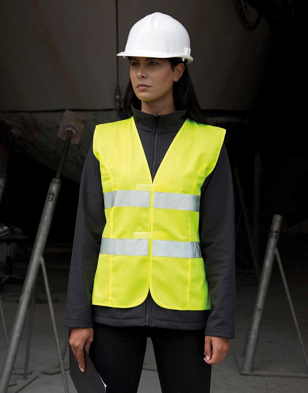 Recycled Women's Hi-Viz Fitted Tabard