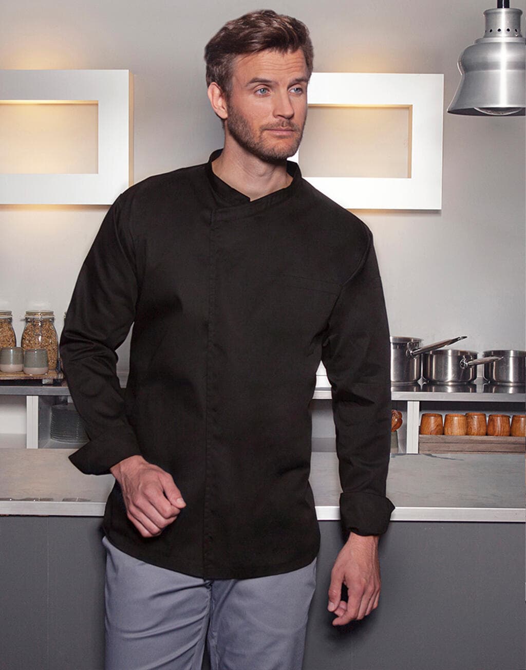 Chef's Shirt Basic Long Sleeve