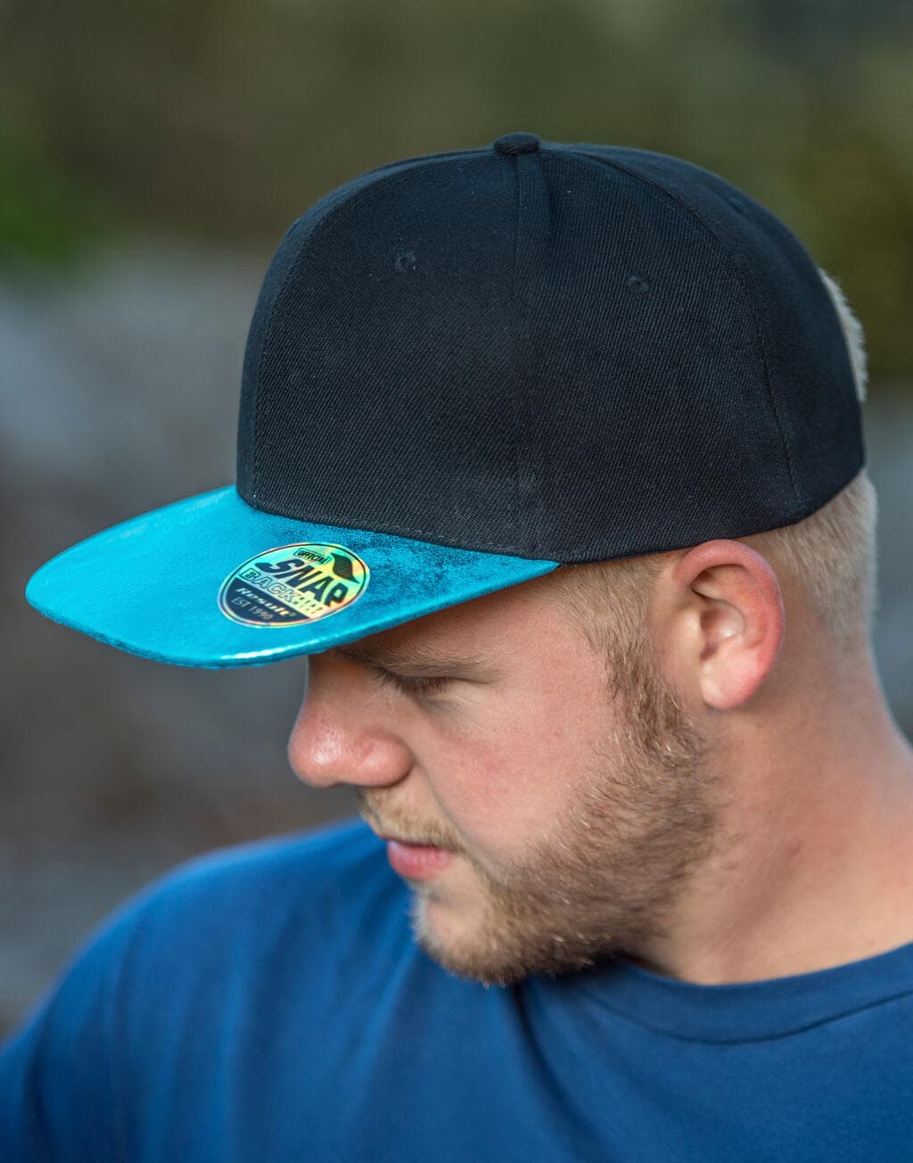 Bronx Glitter Flat Peak Snapback Cap - vue 3