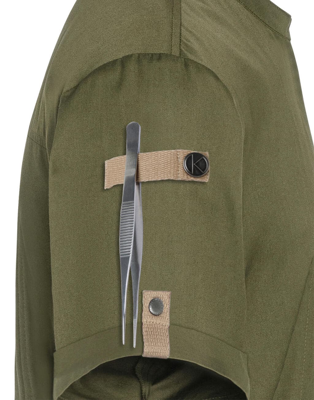 Short-Sleeve Chef Jacket Green-Generation - vue 6