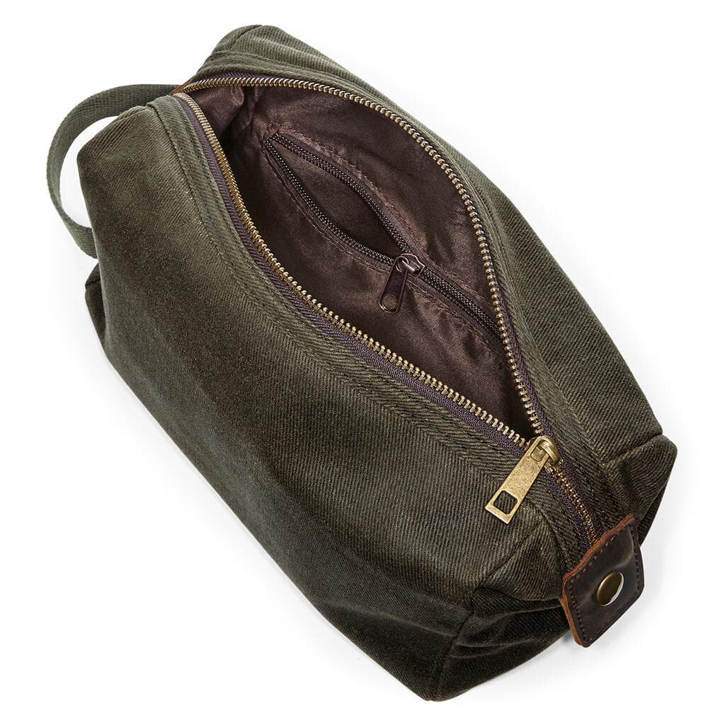 Heritage Waxed Canvas Wash Bag - vue 6
