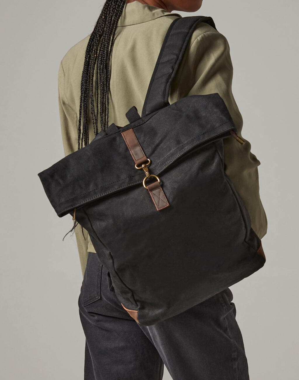 Heritage Waxed Canvas Backpack - vue 3