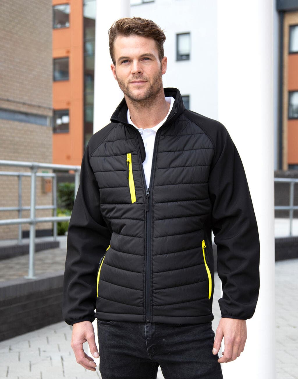 Compass Padded Softshell - vue 2
