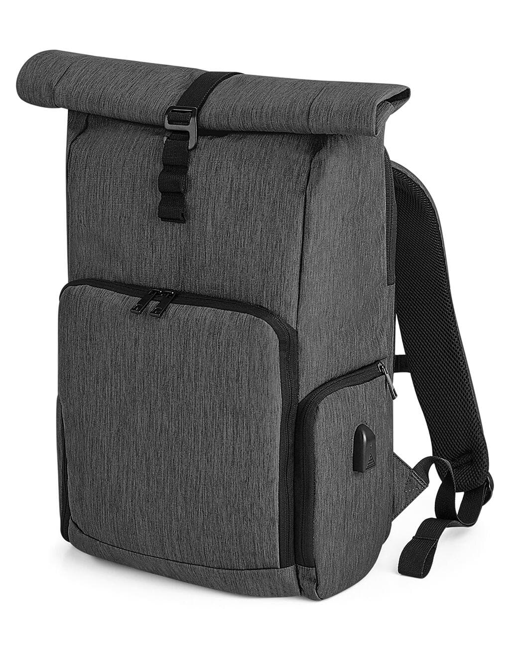Q-Tech Charge Roll-Top Backpack - vue 3