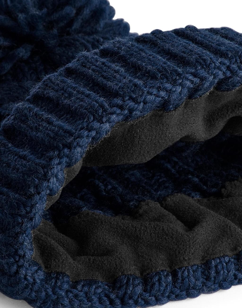 Cable Knit Melange Beanie - vue 6
