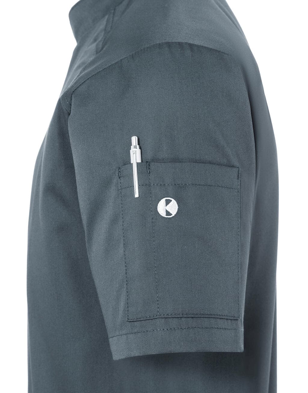 Short-Sleeve Chef Jacket Modern-Look - vue 3