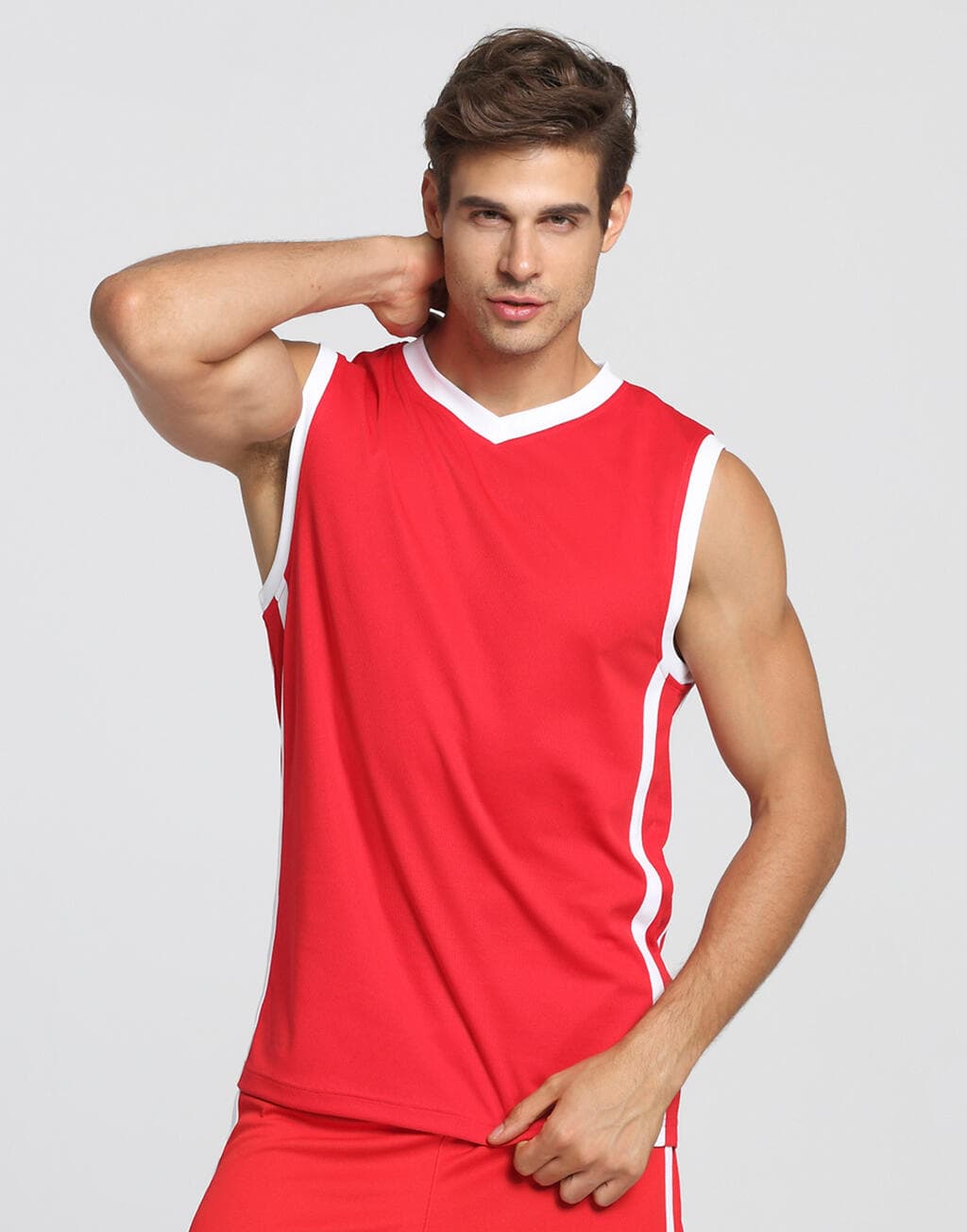 Men's Quick Dry Basketball Top - vue 2