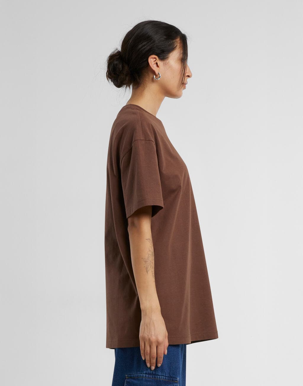 Ladies Oversized Boyfriend Tee - vue 3
