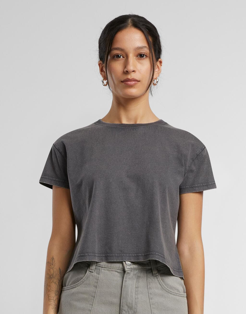 Ladies Vintage Cropped Tee - vue 6