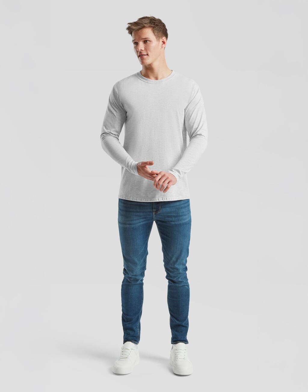 Iconic 195 Ringspun Premium Long Sleeve T - vue 3
