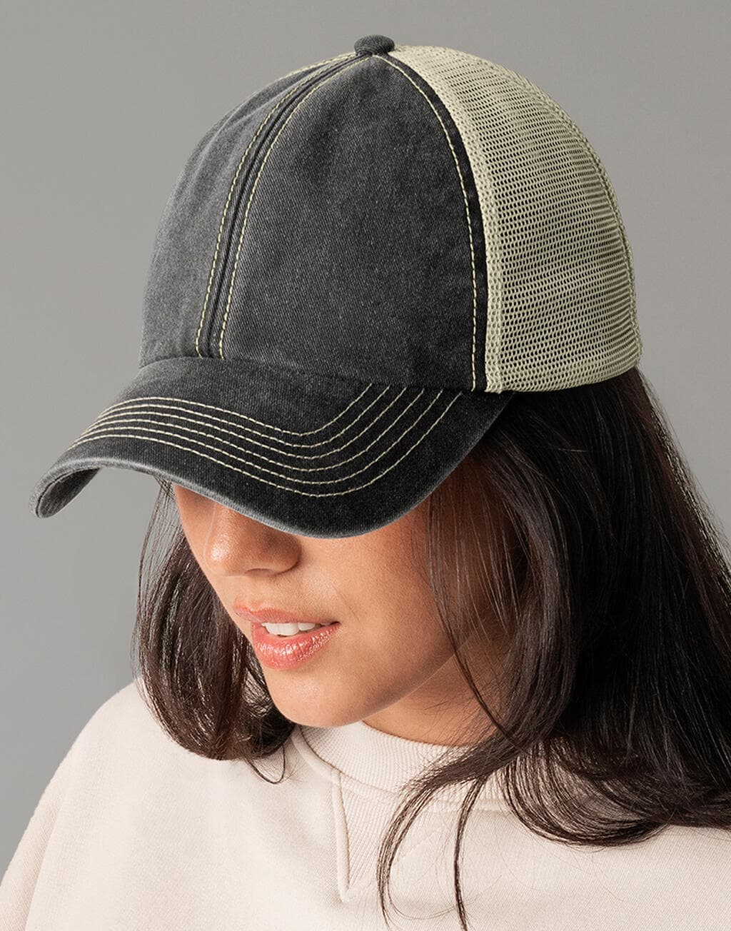6 Panel Vintage Trucker - vue 3