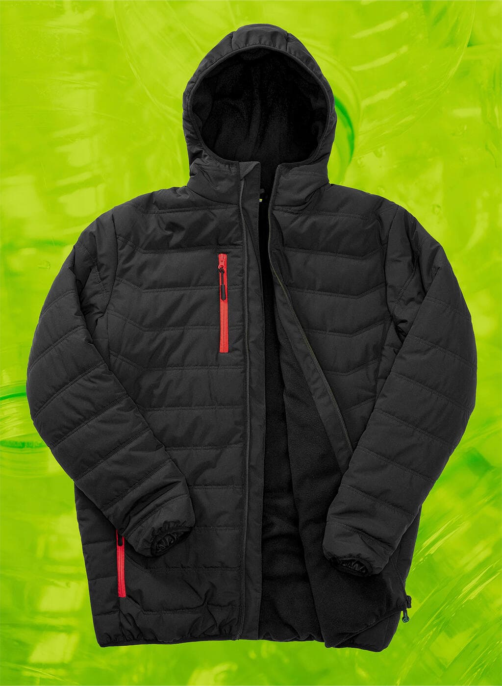 Black Compass Padded Winter Jacket - vue 6