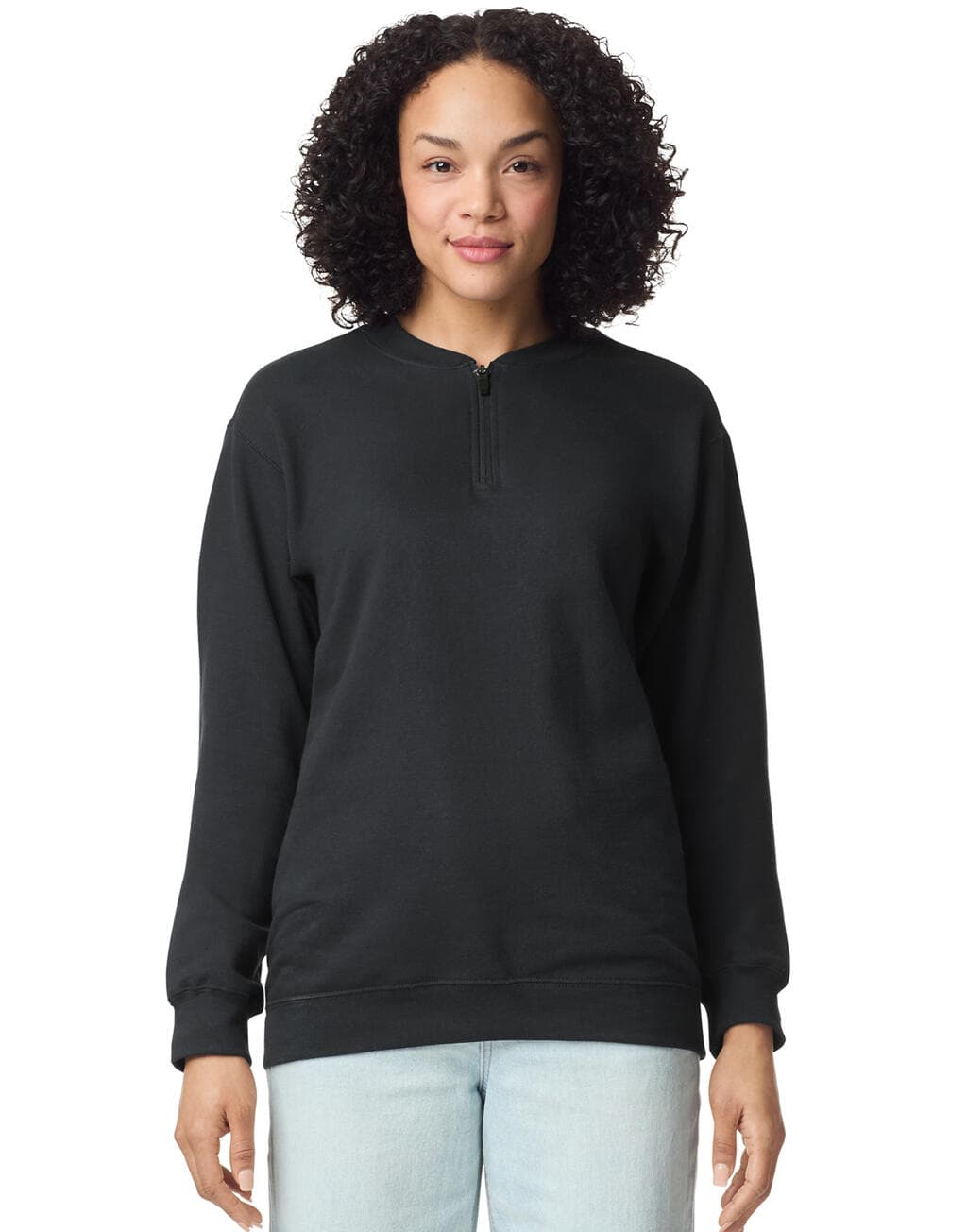 Softstyle Midweight Adult Fleece 1/4 Zip Sweat - vue 5