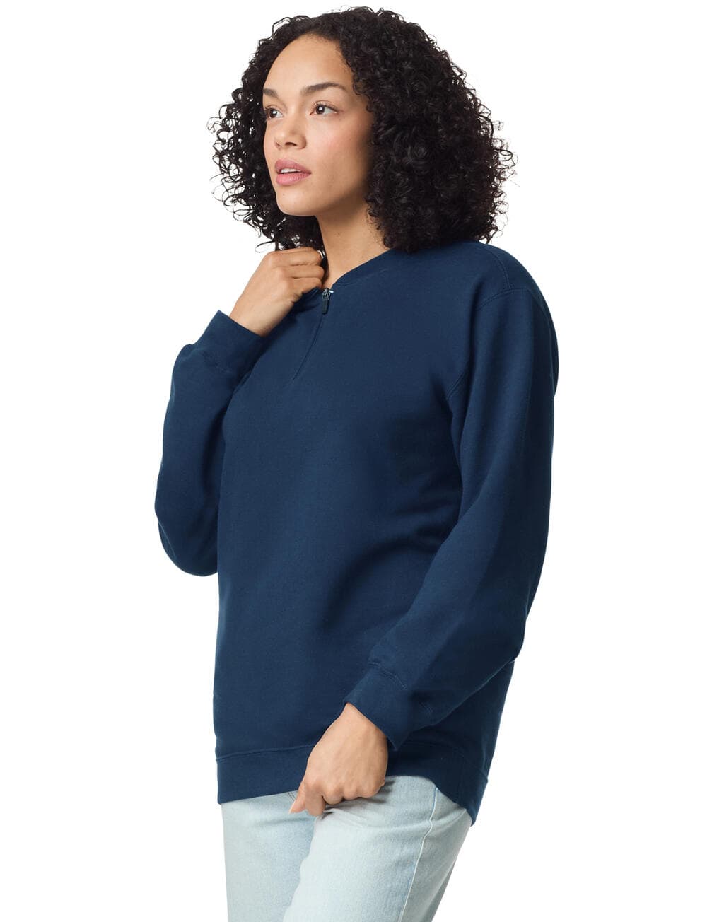 Softstyle Midweight Adult Fleece 1/4 Zip Sweat - vue 6