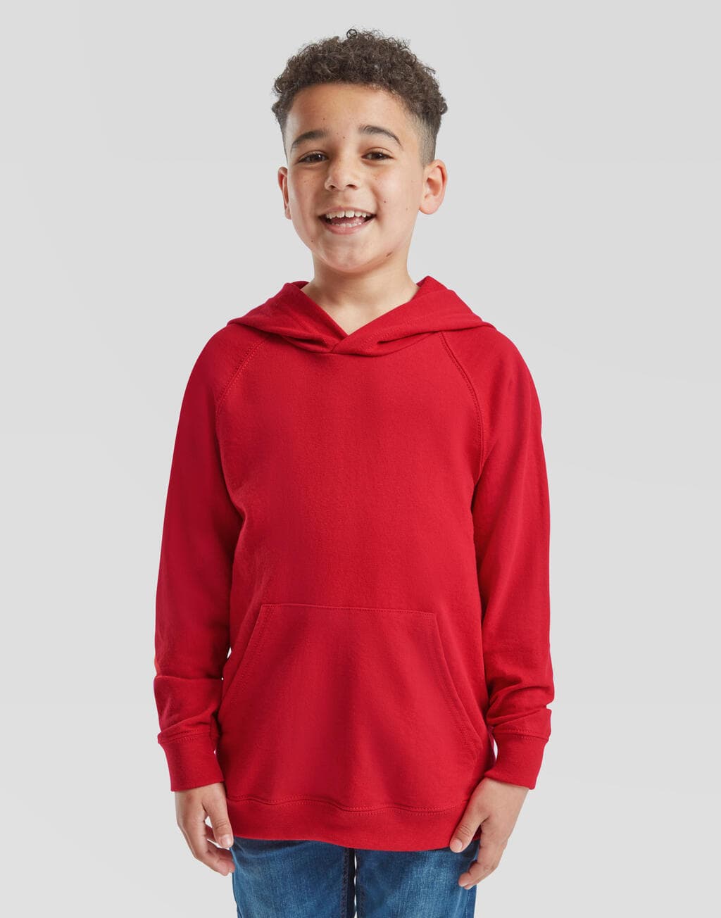Kids Lightweight Hooded Sweat - vue 3