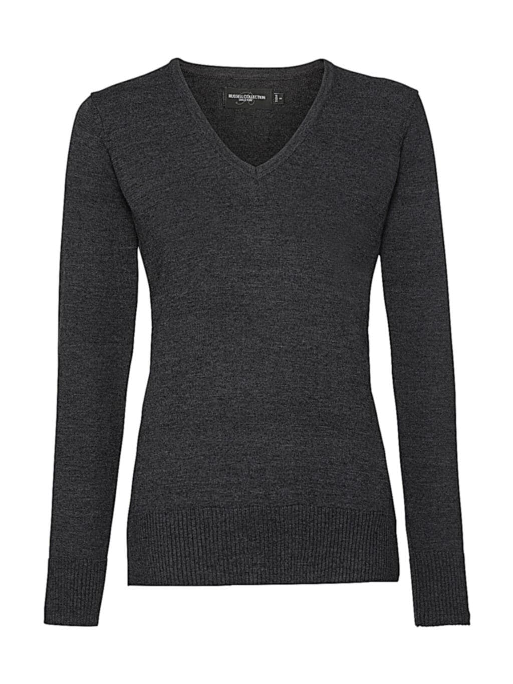 Ladies’ V-Neck Knitted Pullover - vue 5