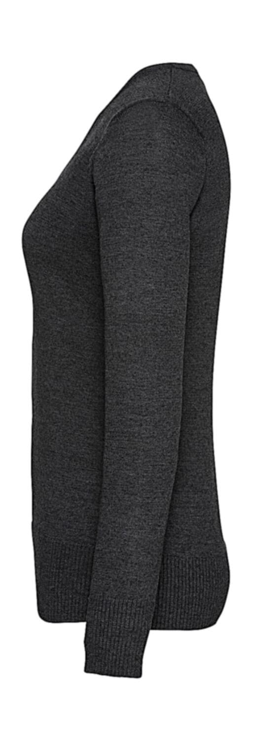Ladies’ V-Neck Knitted Pullover - vue 6