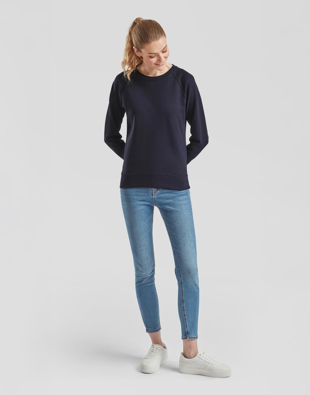Ladies Lightweight Raglan Sweat - vue 4
