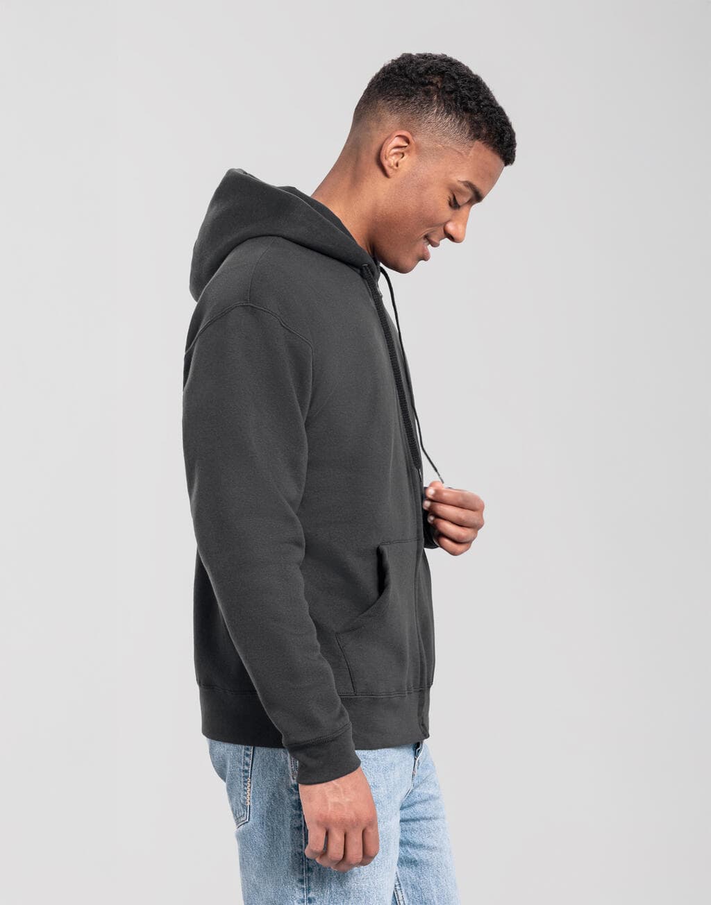 Iconic Premium Hooded Sweat Jacket - vue 4