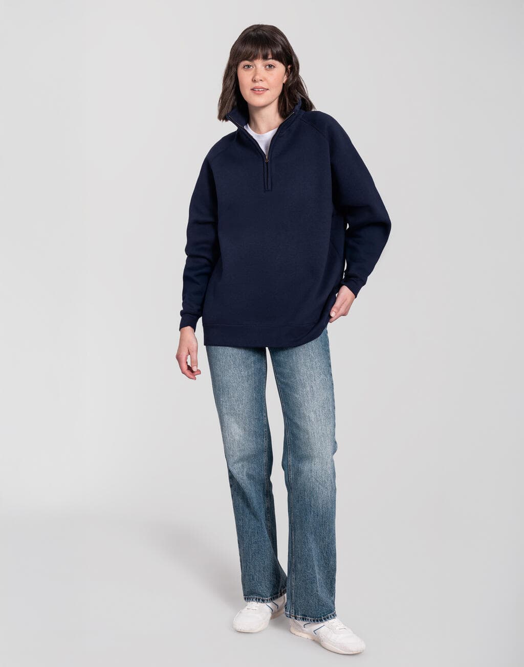 Iconic Premium Zip Neck Sweat - vue 4