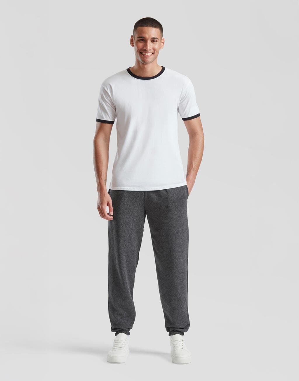 Classic Elasticated Cuff Jog Pants - vue 3