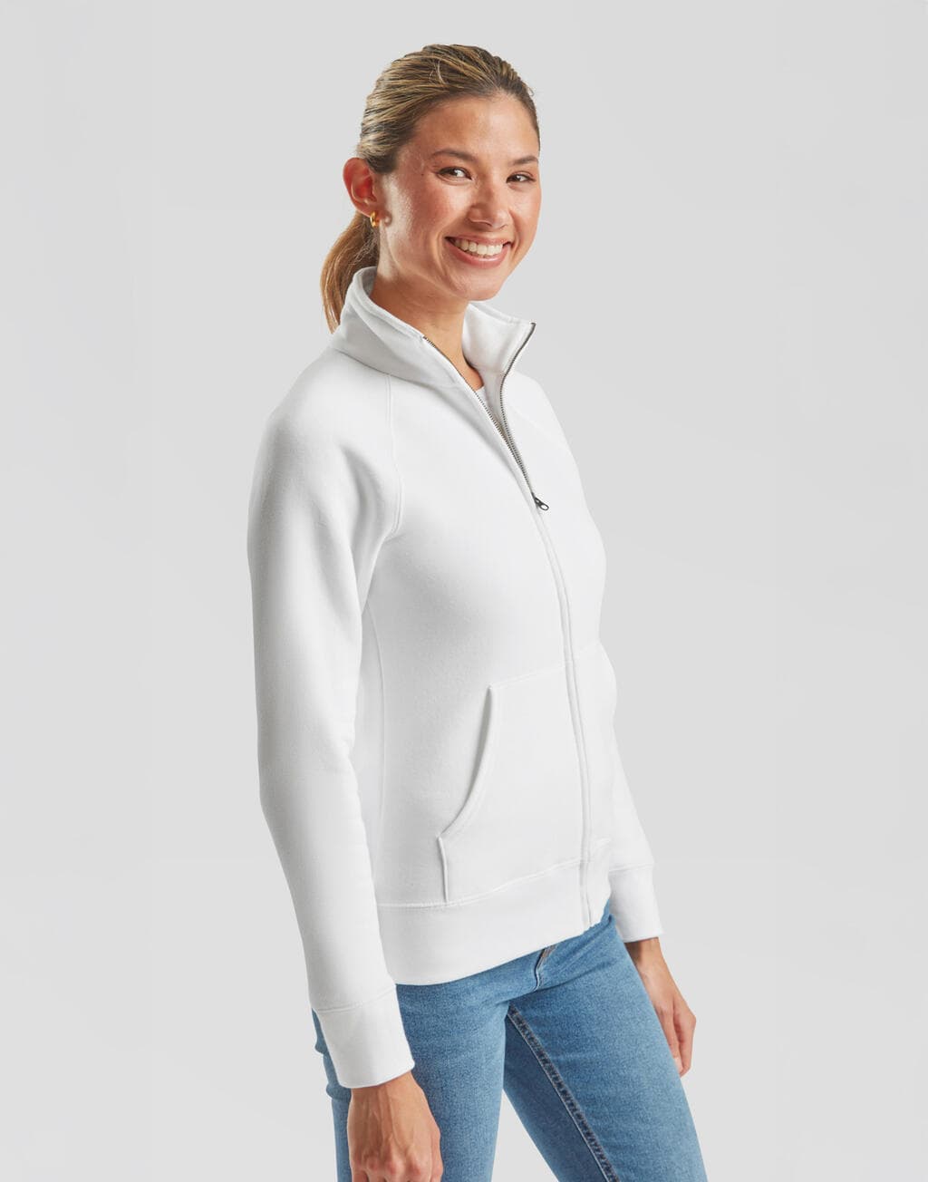 Ladies Premium Sweat Jacket - vue 2