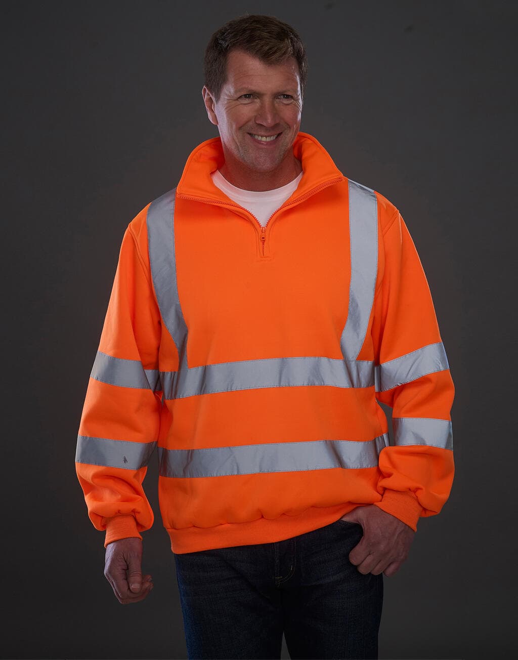 Fluo 1/4 Zip Sweat Shirt - vue 3