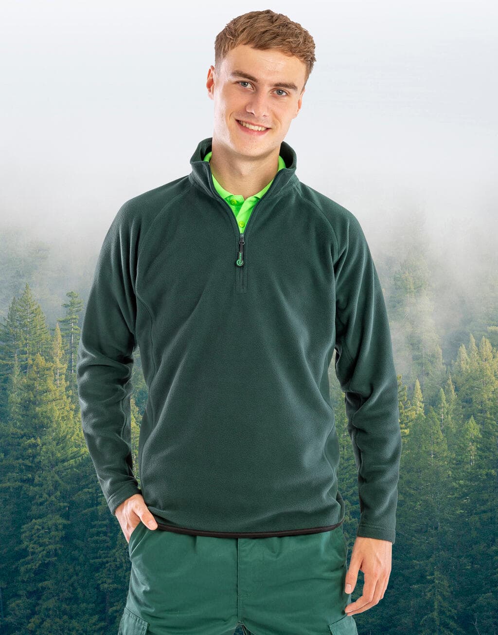 Recycled Microfleece Top - vue 4