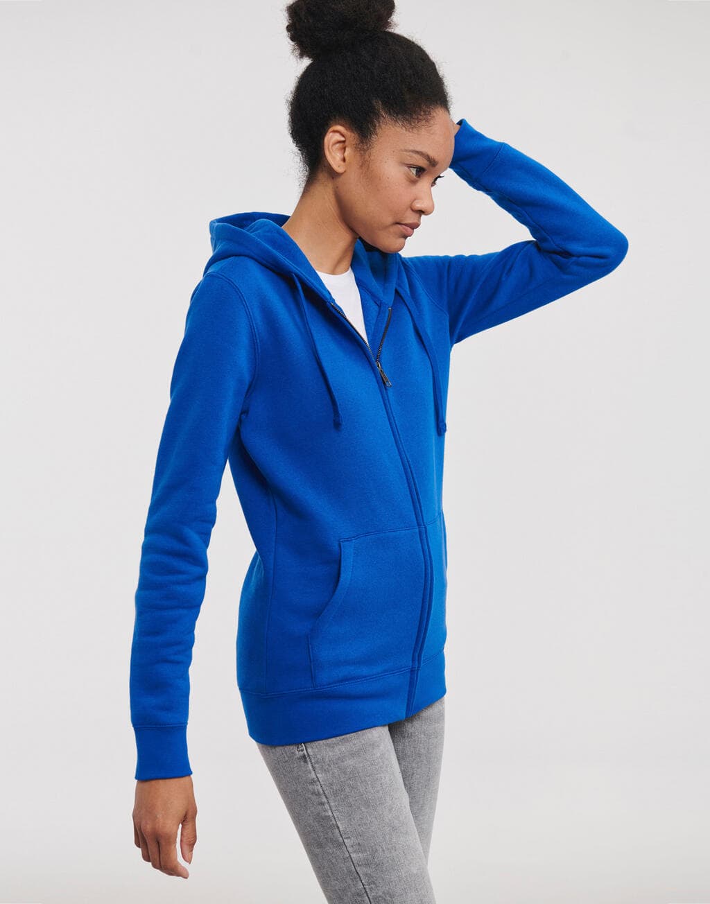Ladies' Authentic Zipped Hood - vue 2