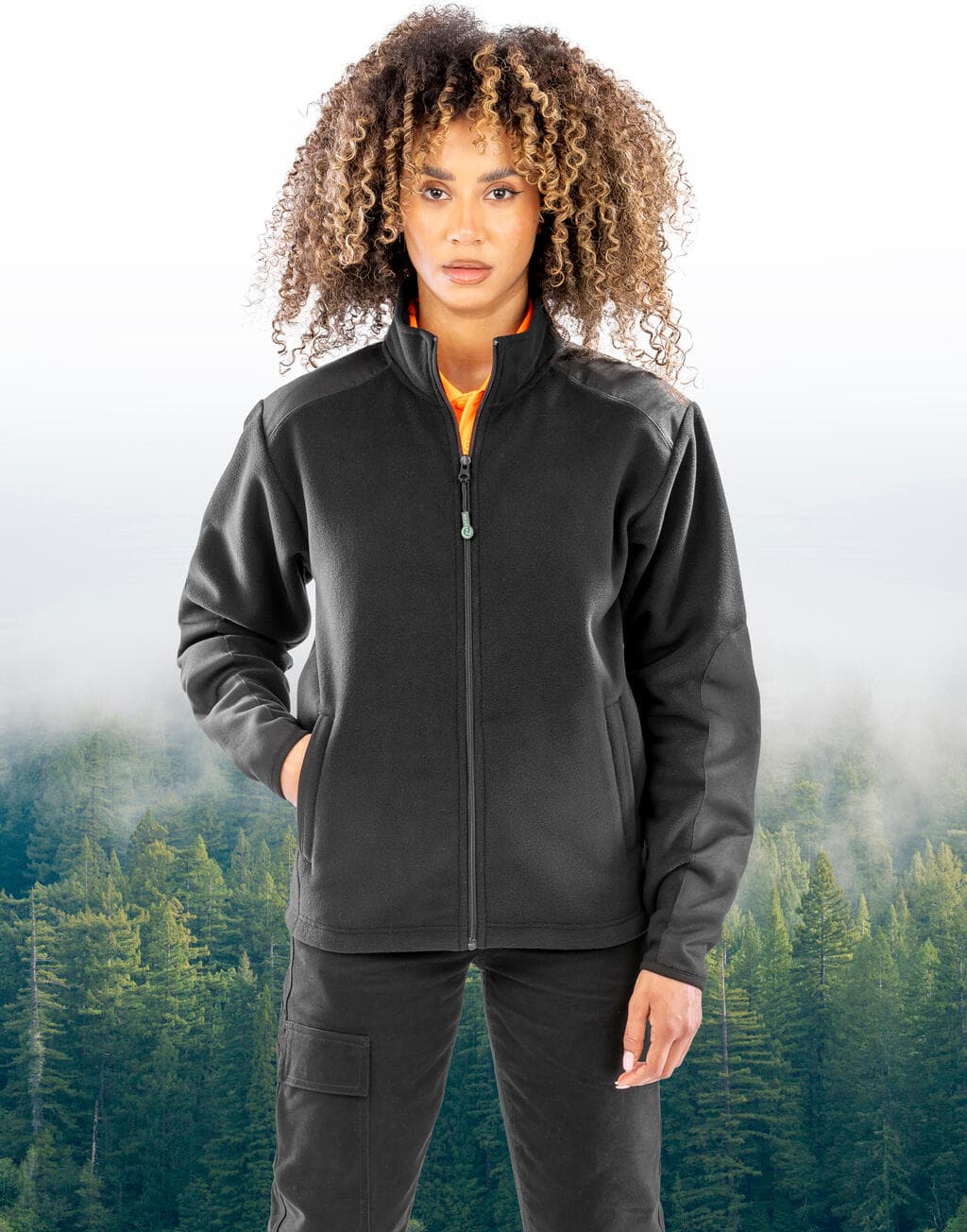 Recycled Heavy Duty Work Microfleece - vue 4