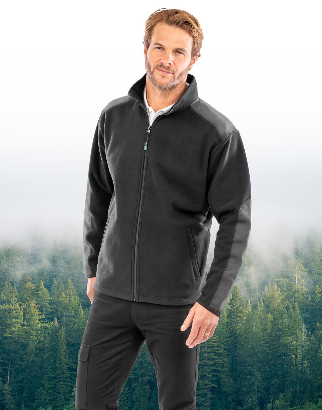 Recycled Heavy Duty Work Microfleece - vue 6