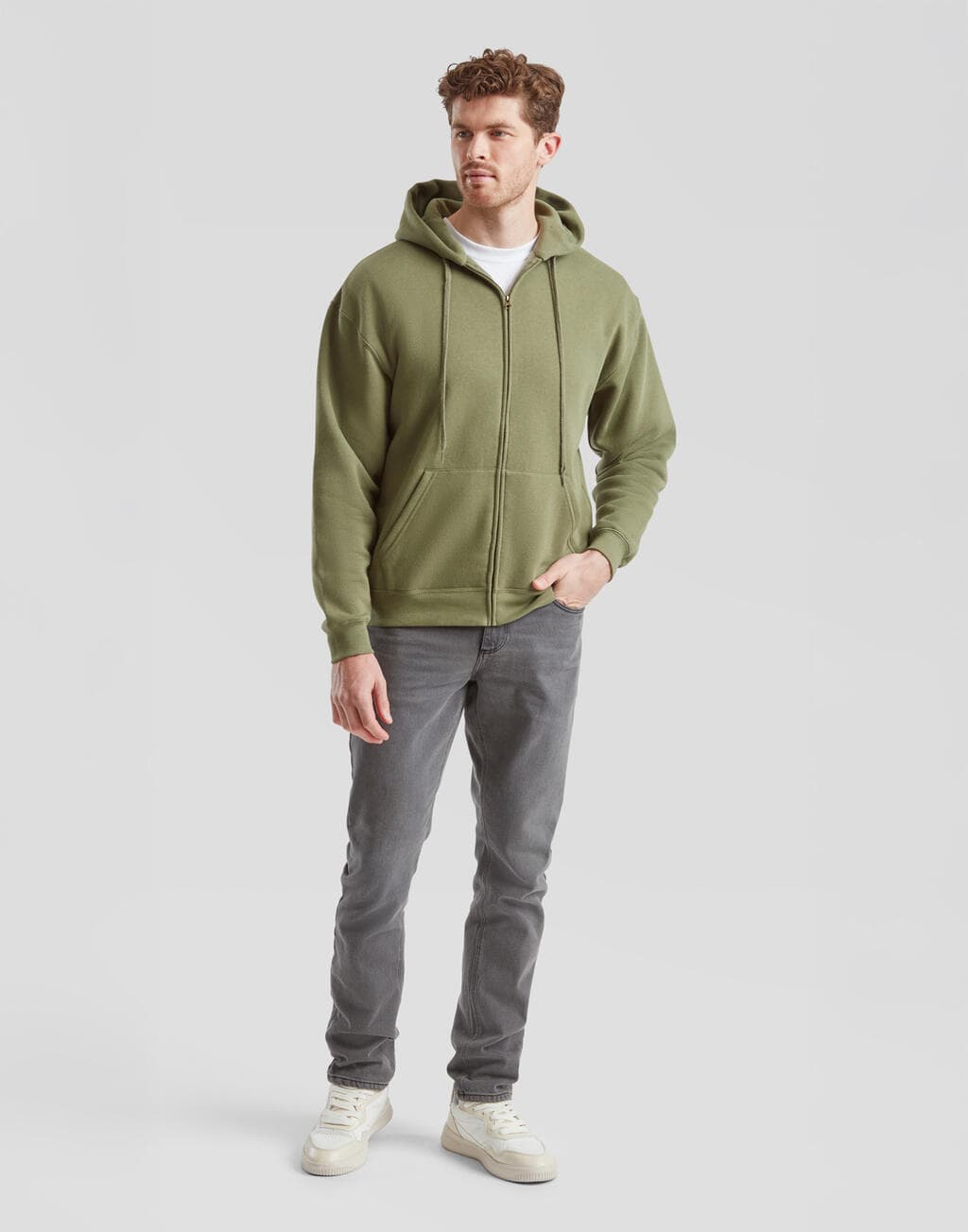 Premium Hooded Zip Sweat - vue 5