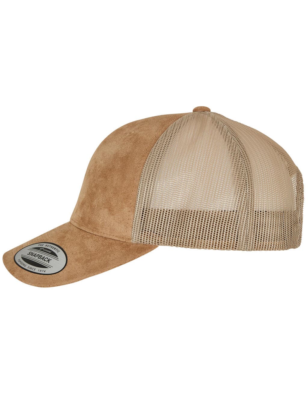 Suede Leather Trucker Cap - vue 2