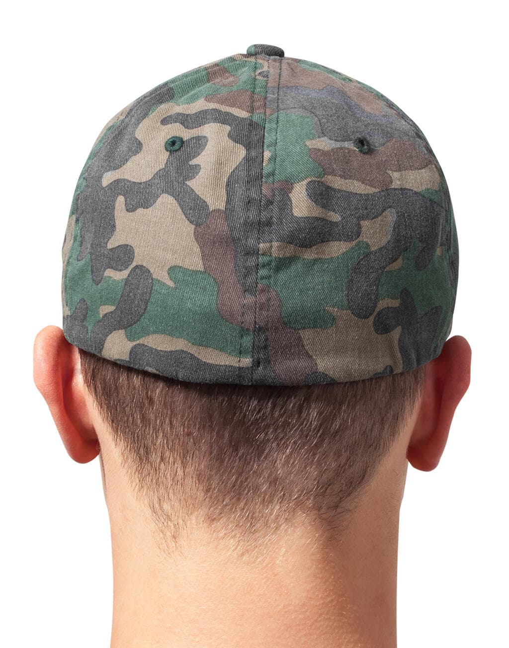 Flexfit Garment Washed Camo - vue 2
