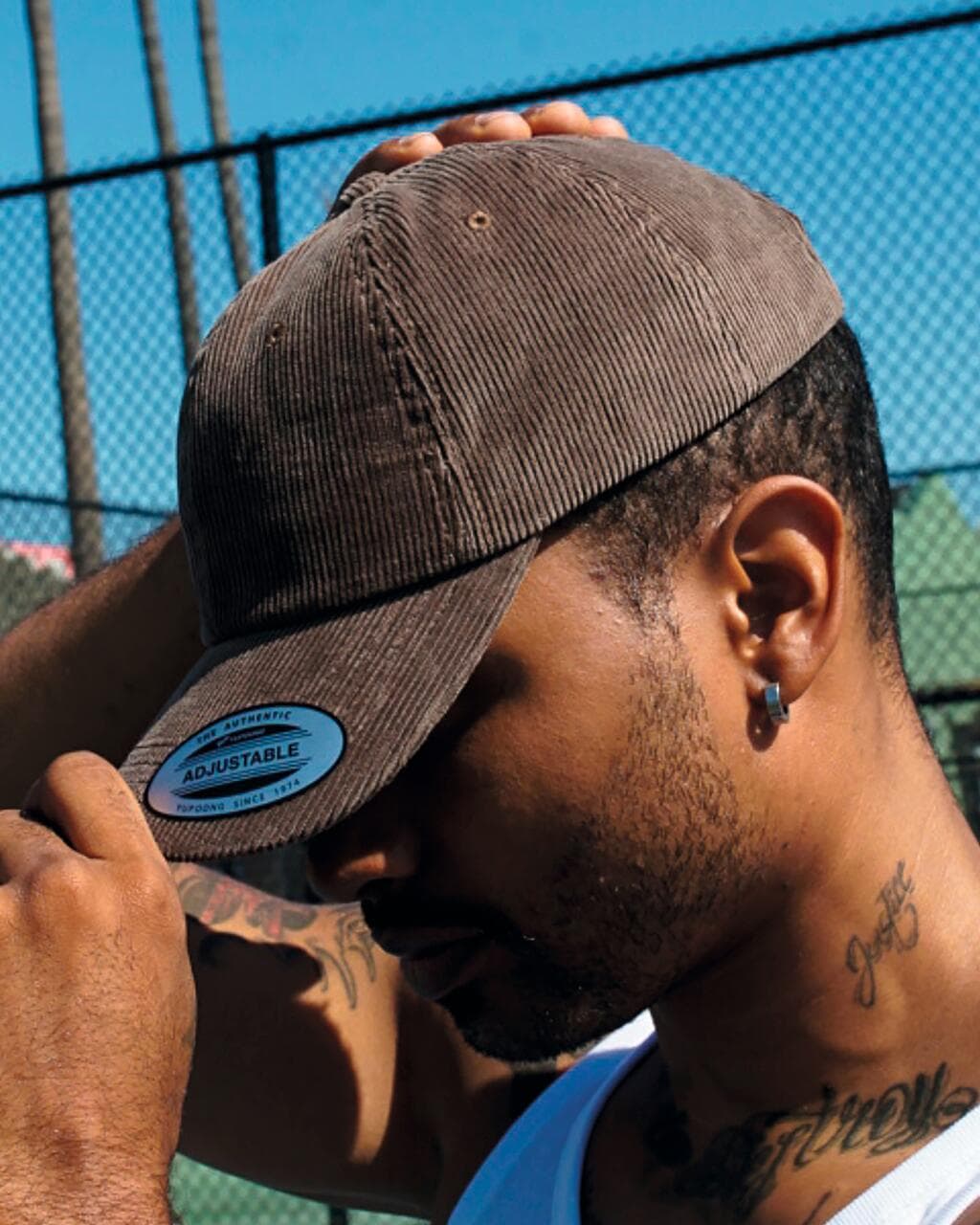 Low Profile Corduroy Dad Cap - vue 2