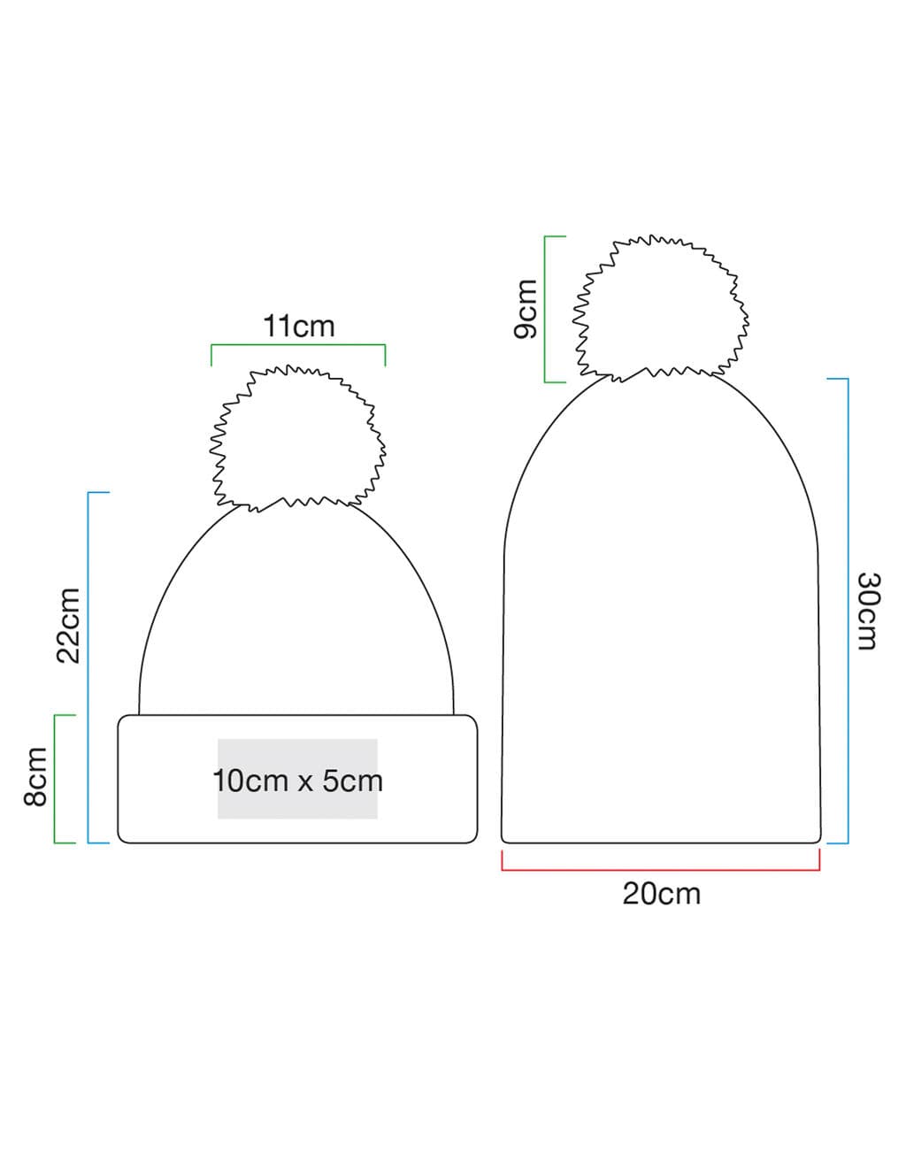 Bonnet Chunky Pop Pom Verbier - vue 6