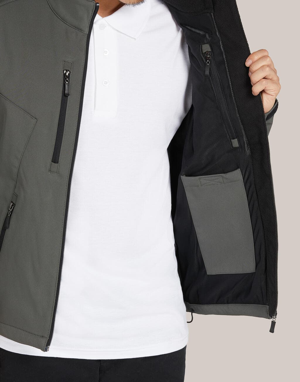 Signature Tagless Softshell Jacket Men - vue 5
