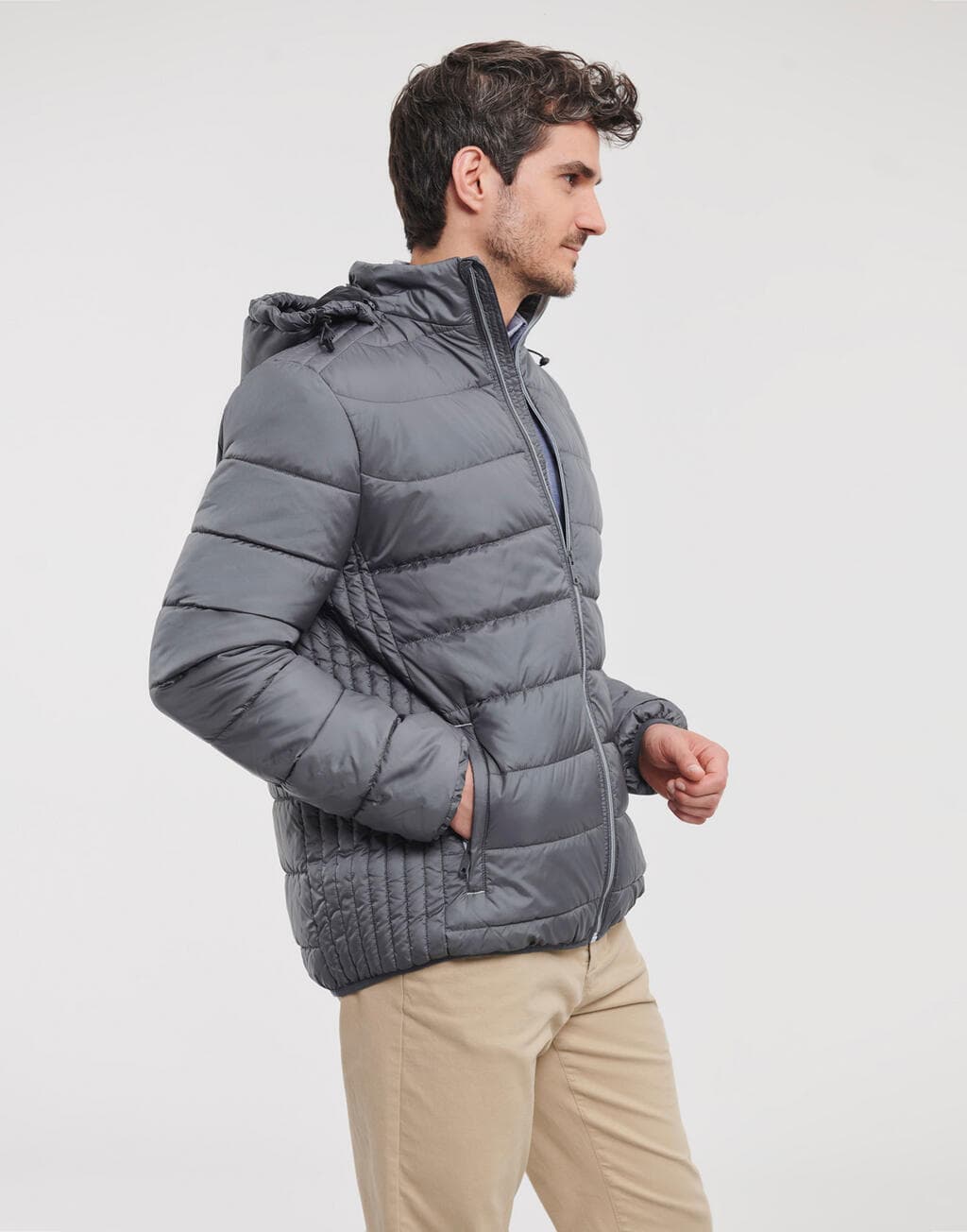 Men's Hooded Nano Jacket - vue 2